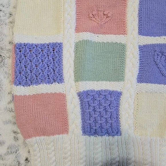 Handmade Pastel Block Sweater - Picture 5 of 10